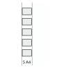 Columns with non-illuminated frames